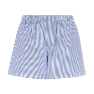 Wardrobe NYC Poplin Stripe Boxer Shorts